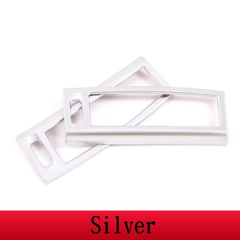 

ABS Silver/Carbon Fiber Texture B-pillar Air Outlet Frame Trim Stickers For Mercedes Benz S Class W221 2008-2012 Car Accessories срібний