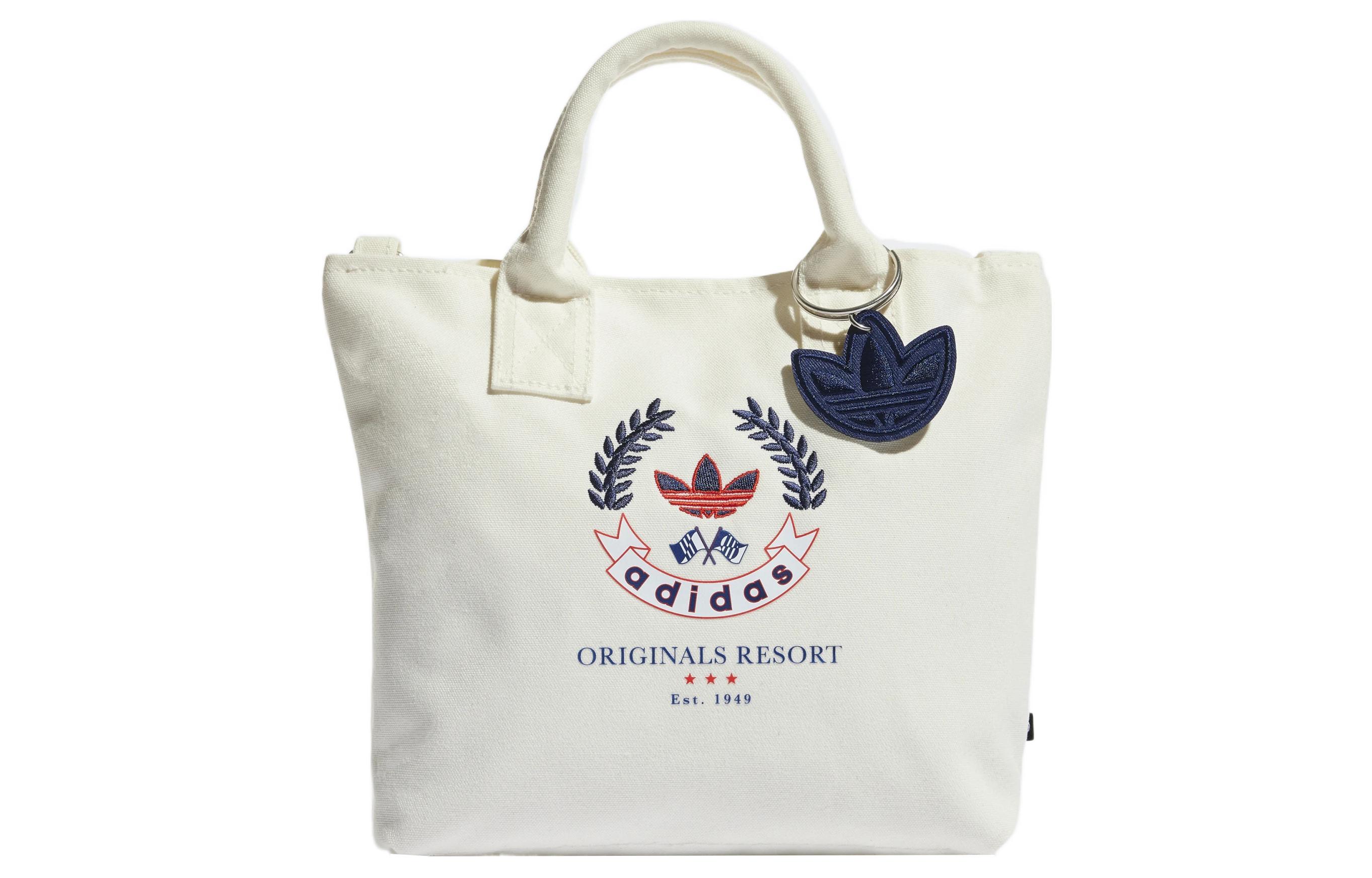 Adidas Originals Polyester Handbag Regular Unisex White HK0118
