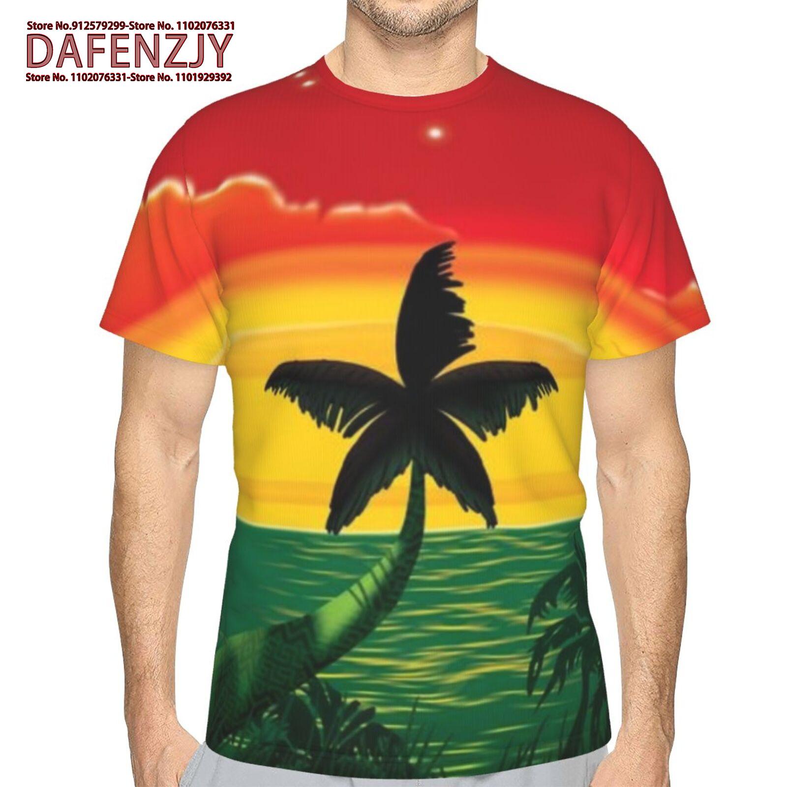 

Чоловіча футболка з 3D-принтом з гавайською графікою, повсякденний топ з коротким рукавом та круглим вирізом, крута вулична толстовка, модна чоловіча футболка XXXL чорний