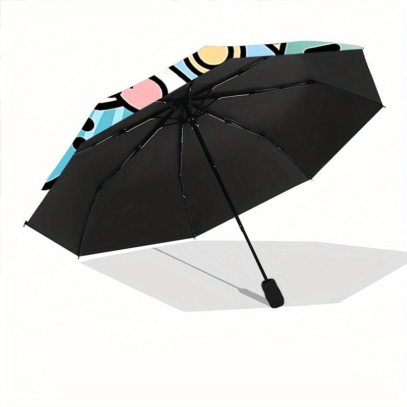 1pc Pochacco Photographed Automatic Opening and Closing Umbrella, Lightweight 3-Fold, With Cute Cartoon Characters, Suitable for Home, Outdoor and Dai