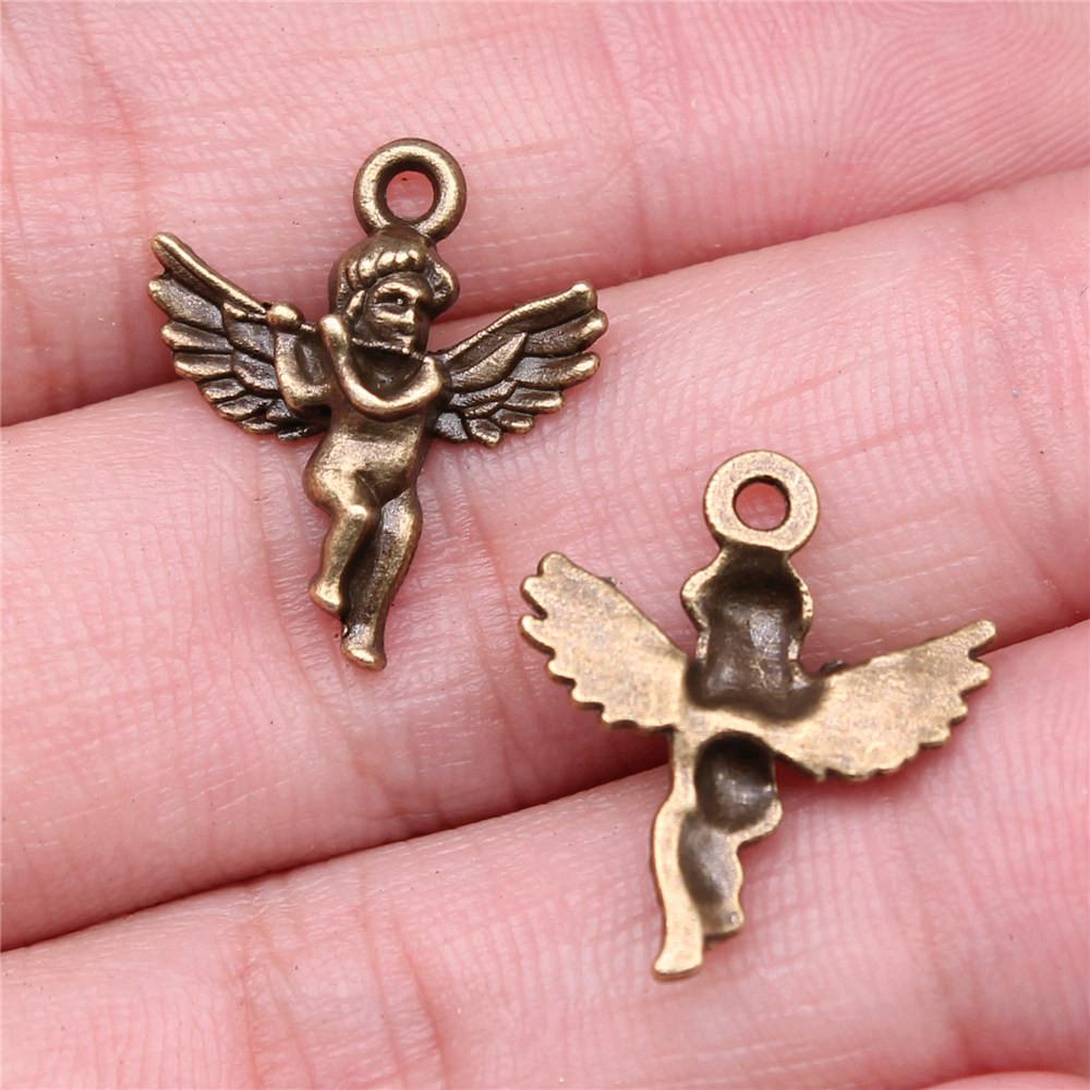 Angel Charms Pendant Female Jewellery Massive Ethnic Findings & Components