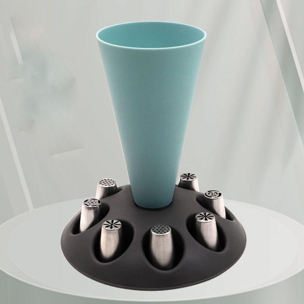 Durable Pastry Bag Stand Convenient Cake Nozzle Base Piping Bag Holder  Home