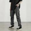 Men's Cargo Pants Loose Straight Leg Multi-Pocket Casual Athletic Trousers
