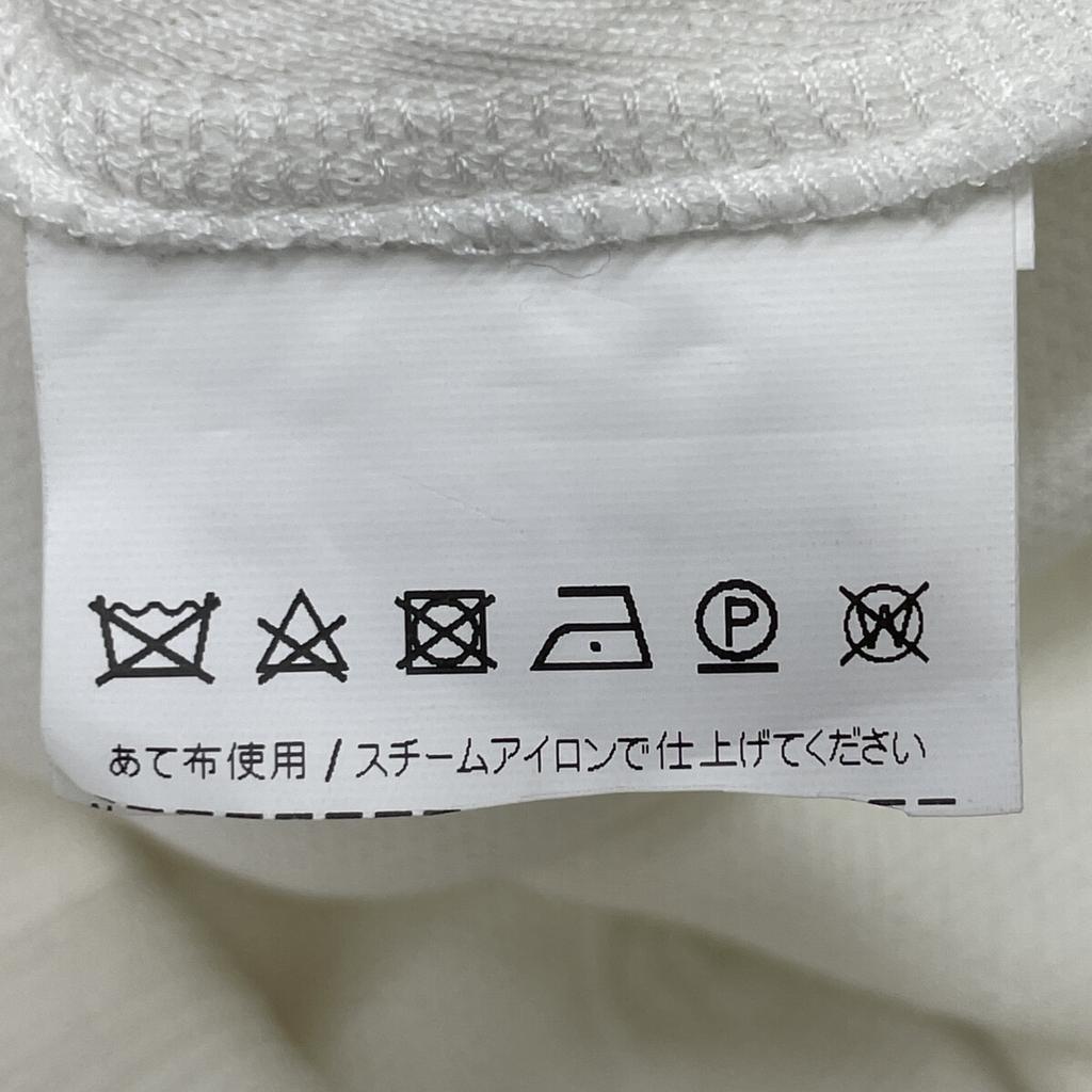 Max Mara 24Stainless Steel 2411911012 GASTONE/Gastone White Embossed Logo W-Zip Sweat Blouson Jacket Not written whiteUsed