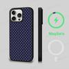 Luxury Polka Dots Phone Case Magnetic Case For IPhone 16 14 13 12 11 15 Pro Max Plus For Magsafe Wireless Charge Cover