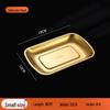 Stainless Steel Buffet & Barbecue Plate for Meat & Vegetables