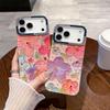 Rose Blue & White Butterfly iPhone 17 Pro Max Case - Stylish New 15 Pro for Women