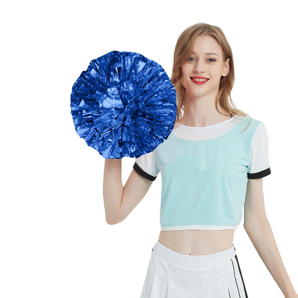 6 Inch Solid Pom Mutipulcolor For Cheerleader Team Performance