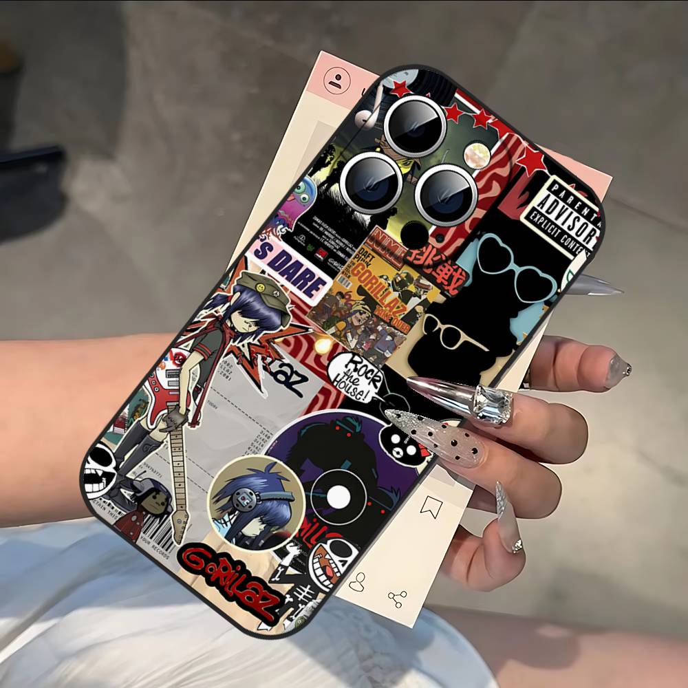 G-GorillazS Band Phone Case For IPhone 17 16 15 14 13 12 11 PRO MAX PLUS Mini TPU Soft To Skin-friendly Case
