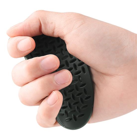 1 Pair Anti-Slip Silicone 3-Finger Workout Grips Hand Palm Protection Dumbbell Deadlift Pull-Up Grippers Gym Training Exercise Fingerless Gloves