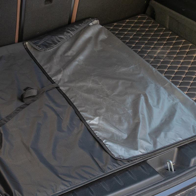 

Professional Driver Trunk Mat: Waterproof, Foldable Car Trunk Cloth Small 120x70CM
