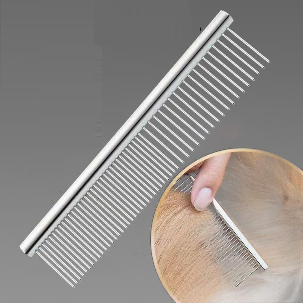Pet Double Sided Comb Stainless Steel Dematting Brush for Dog