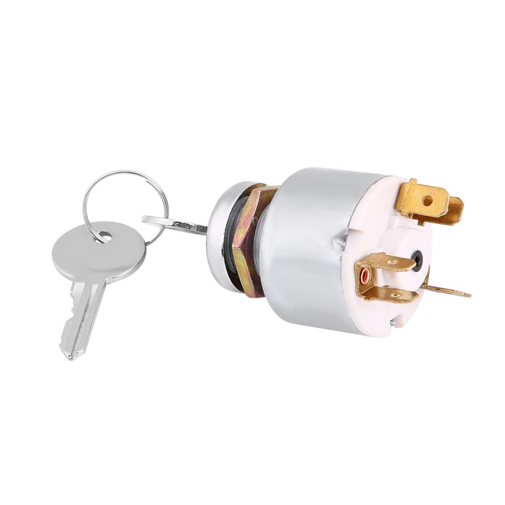 12V Universal Car Auto 3 Position ON OFF Start Ignition Switch Controls W 2 Keys SPB501