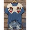 Women's Funny Animal Printed T Shirt Short Sleeve Tees Tops 3D Print O-Neck T-Shirts Summer Casual Women's Clothing Apparel
