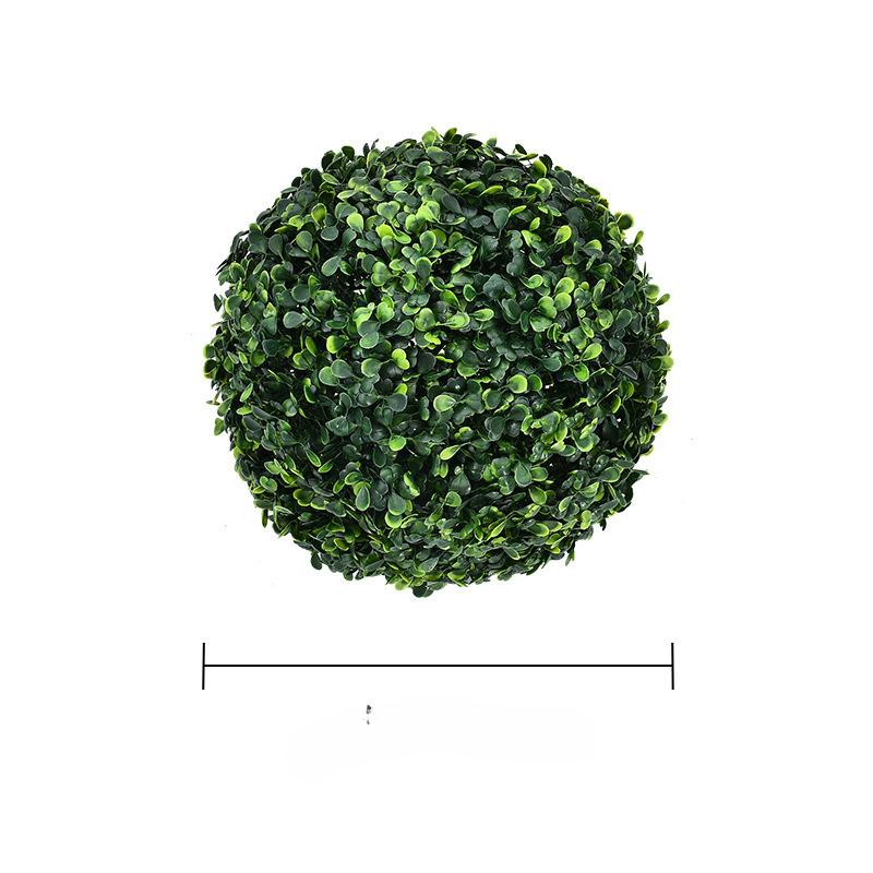 Kunstig Grønn Plante Milangress Ball Plastplante Bryllup Falsk Blomsterkule Hjem Takdekorasjon