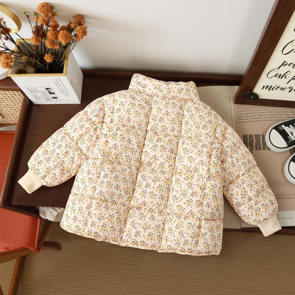Children's Floral Cotton Jacket - Warm, Cute Style for Boys & Girls
