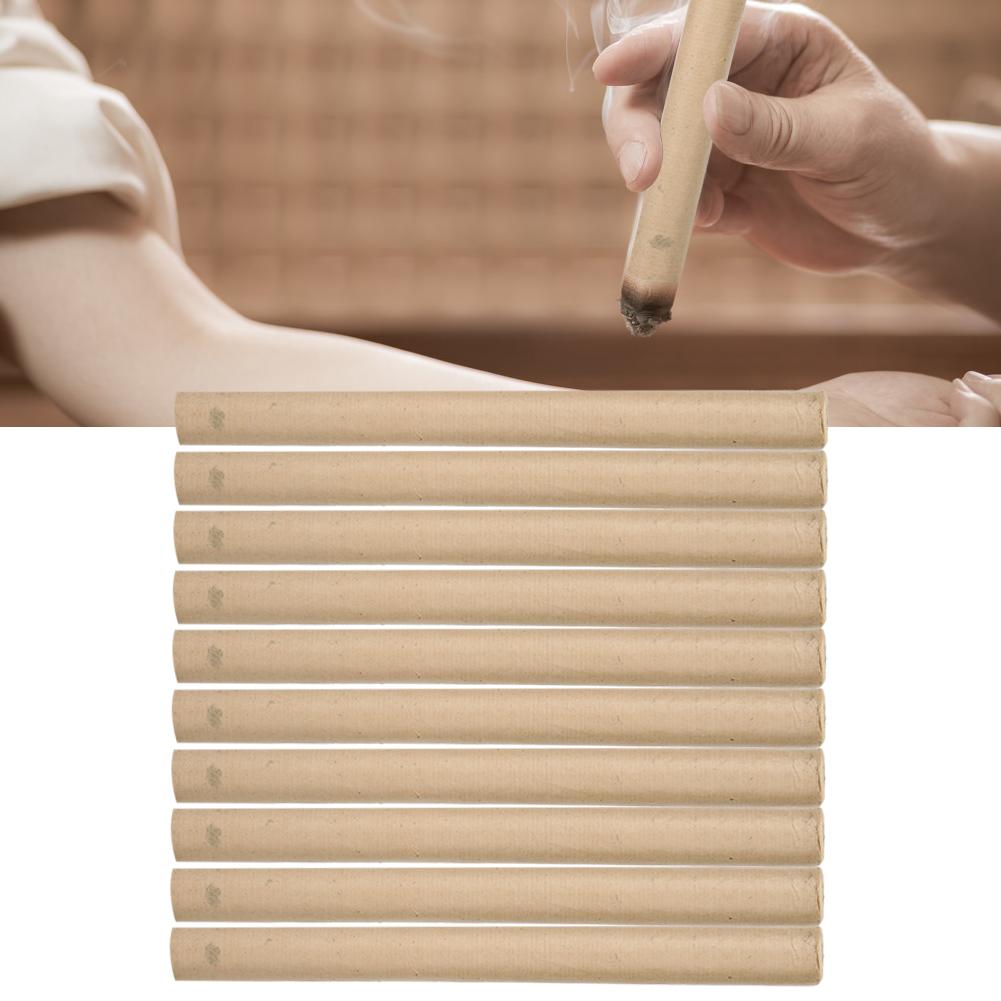 10 Stück Haushalts-Moxa-Rollen, Akupunktur-Therapie, Muskelentspannung, Moxibustion, Moxa-Stick