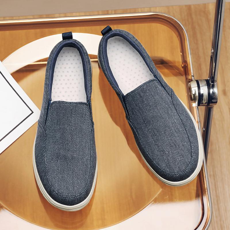 

Мода PARZIVAL Мужская обувь Мужские лоферы Туфли Балетки Тканевые Слипоны Мужская обувь для вождения Модный летний стиль Мягкая мужская Zapatillas Hombre 46 синий