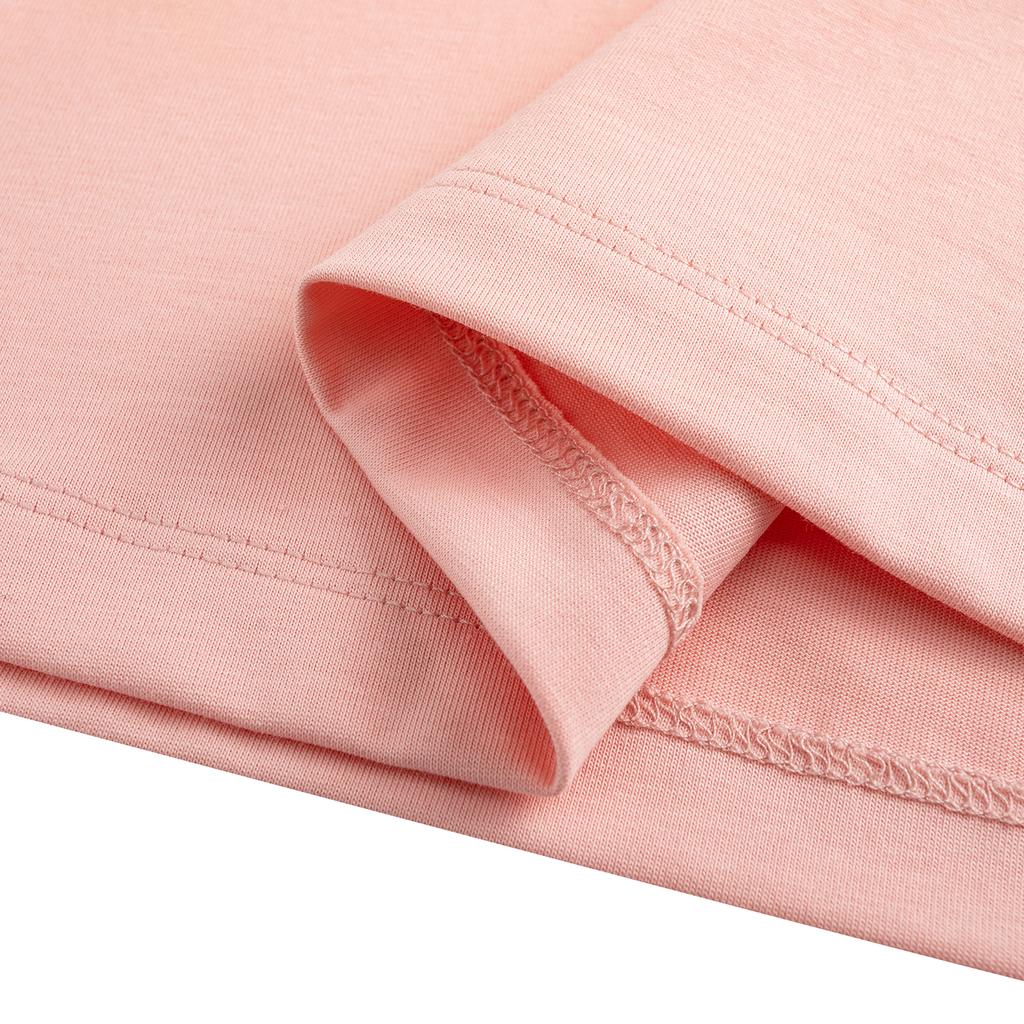 Anta Short Sleeve Knitted T-Shirt Summer 2026 Women tops Peach-Pink 962628115-3