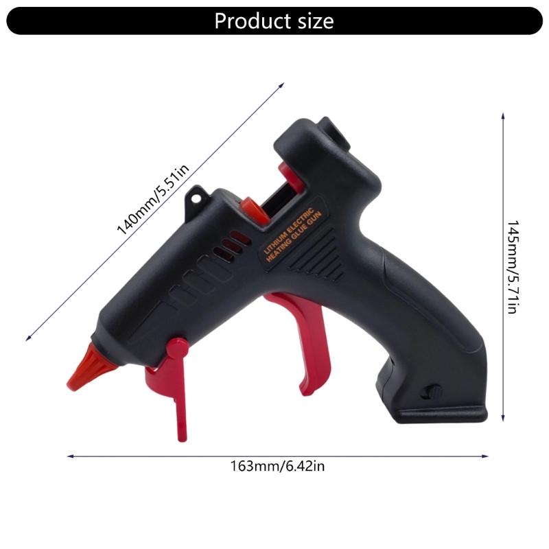 J0MC Battery Powered Glues Guns 20W Quick Heating for DIY and Handicrafts Repairs