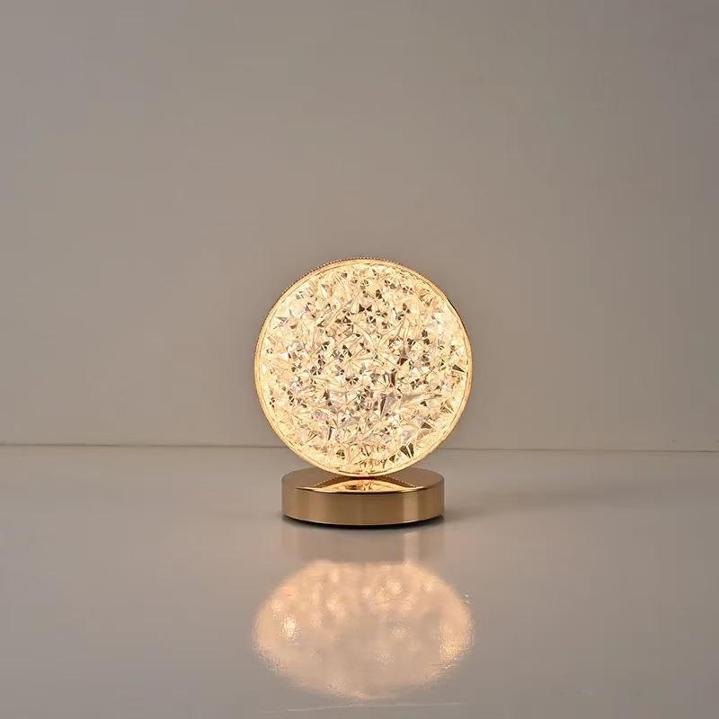 Star & Moon Night Light: USB Rechargeable Touch Lamp with Infinite Dimming and Three Colors for Bedroom