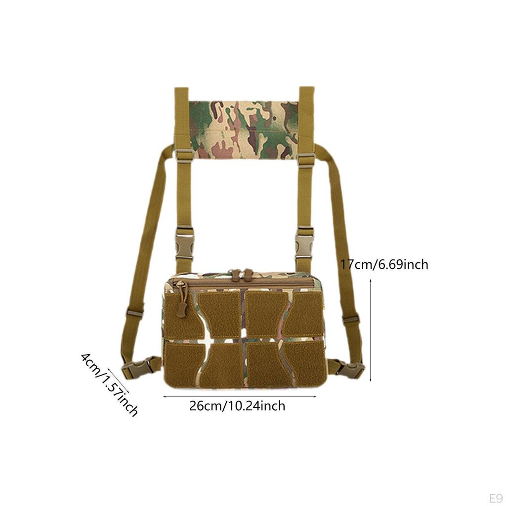 Chest Rig Bag Practical Multifunction Outdoor Pack for Hiking Fishing Travel