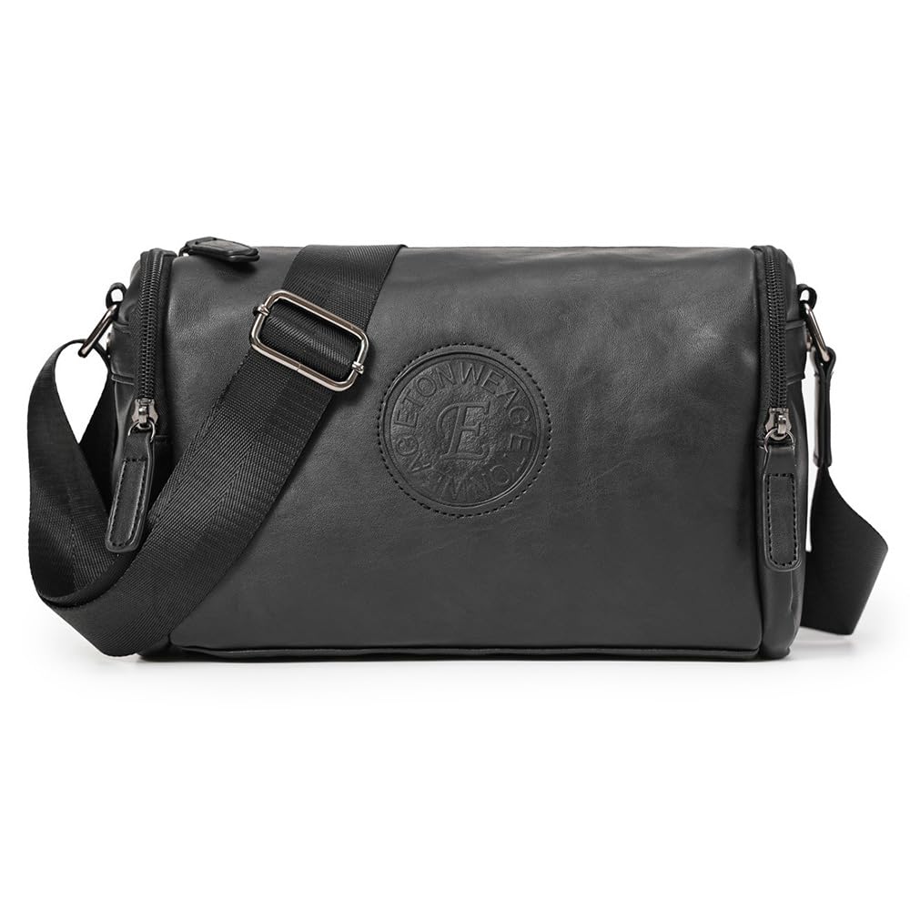 

Leather One Shoulder Crossbody Chest Small Leather Business Can Hold iPad Shoulder Crossbody Waterproof Bicycle For Men [Whatna] Bag, Men s, Bag, Bag,