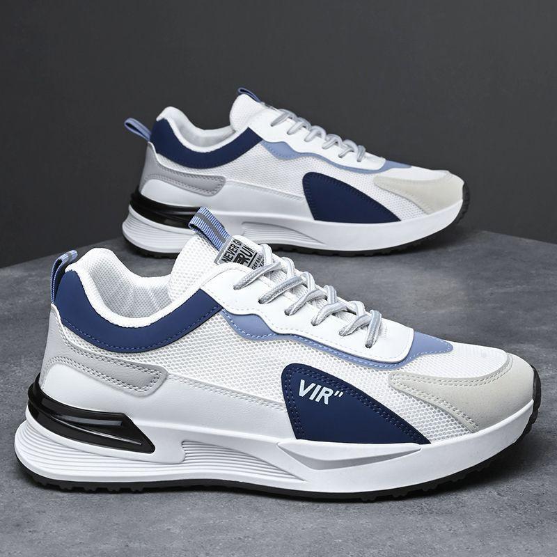 Herren Sommer atmungsaktive Trainingsschuhe mit dicker Sohle Outdoor-Sportschuhe Herrenschuhe Sportschuhe leicht atmungsaktiv bequeme Laufschuhe