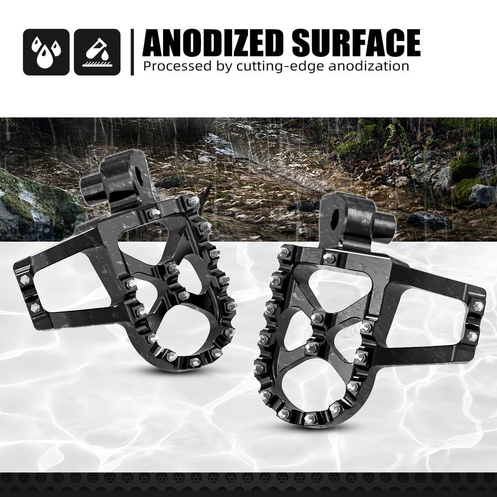 NICECNC For Yamaha YZ125 YZ250 1998-2023 YZ250F YZ450F WR250F WR450F YZ250FX YZ450FX YZ 85 125X 250X Extender Foot Pegs Footrest