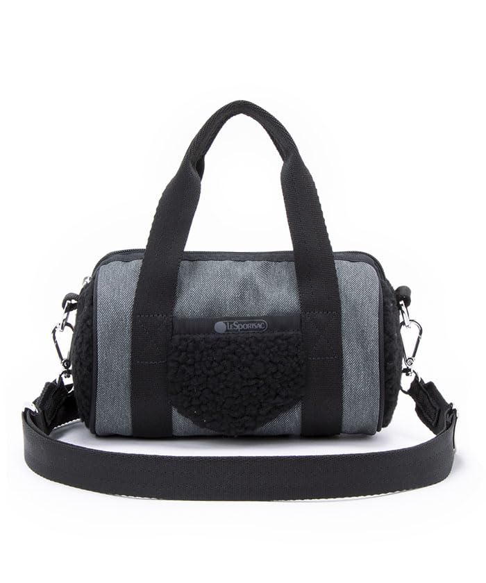 

Official Shoulder Bag DENIM ROLL Black Sherpa [LeSportsac] BAG/1586 Women s Denim/Black