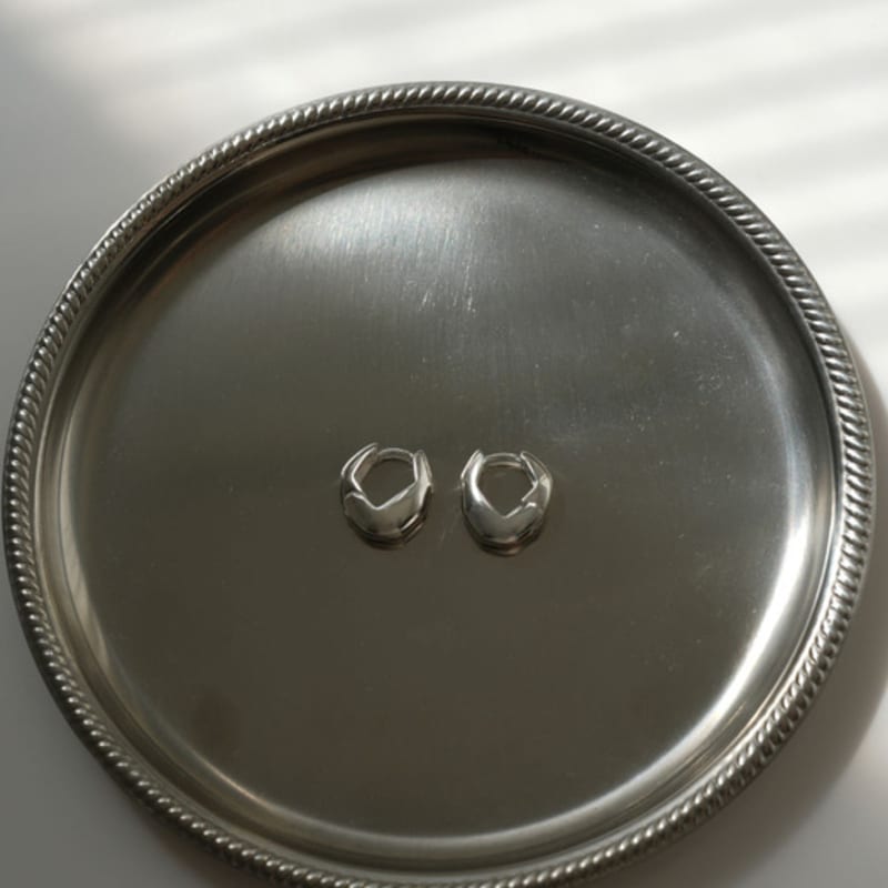 Youngglow Silver925 Arc Earrings (2color)