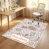 Autumnal Sun Theme Soft Crystal Velvet Rug Custom Name & Text Print Non Slip Floor Rug for Bedroom Living Room