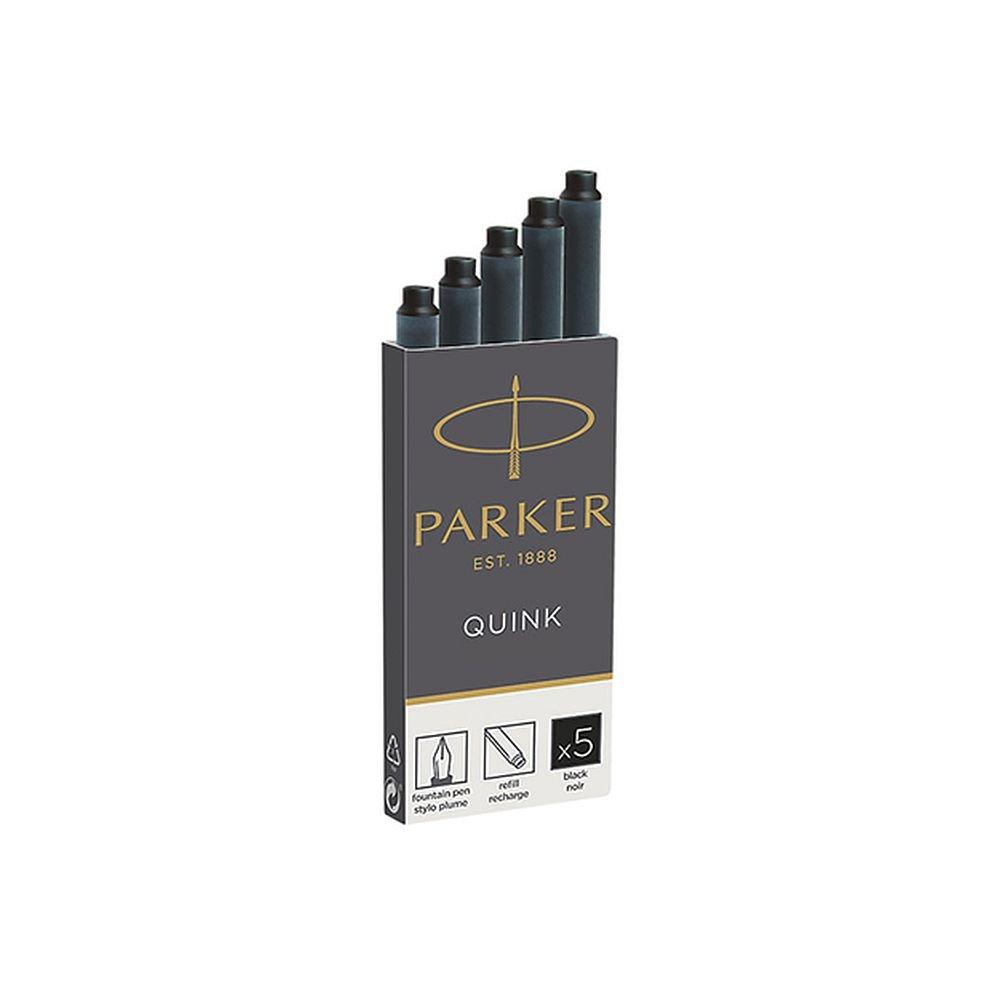 

Parker Quink Cartridge Ink Black 1950382 (Bulk purchase) [×5]