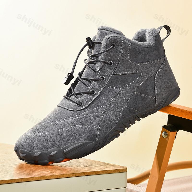 Couple's Winter Cotton Shoes 2026 New Plush Thicken Comfortable Men's Warm Shoes Outdoor Non Slip Soft Sole Women's Snow Boots
