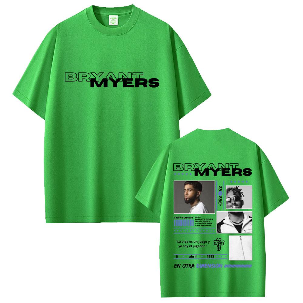 

Rapper Bryant Myers En Otra Dimesion 2025 T Shirt Men Women Hip Hop Street Ocollar Short Sleeve Tshirts Casual Cotton T Shirts 4XL
