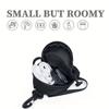 Oxford Cloth Key & Earphone Organizer Bag Breathable, Durable Mini Pouch with Adjustable Strap, Perfect for Coins, Headphones