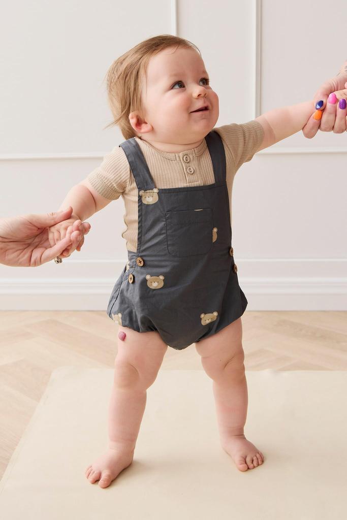 Jamie Kay OC Playsuit Bobbie Bears Shadow JBFO252050 Baby NVY 80