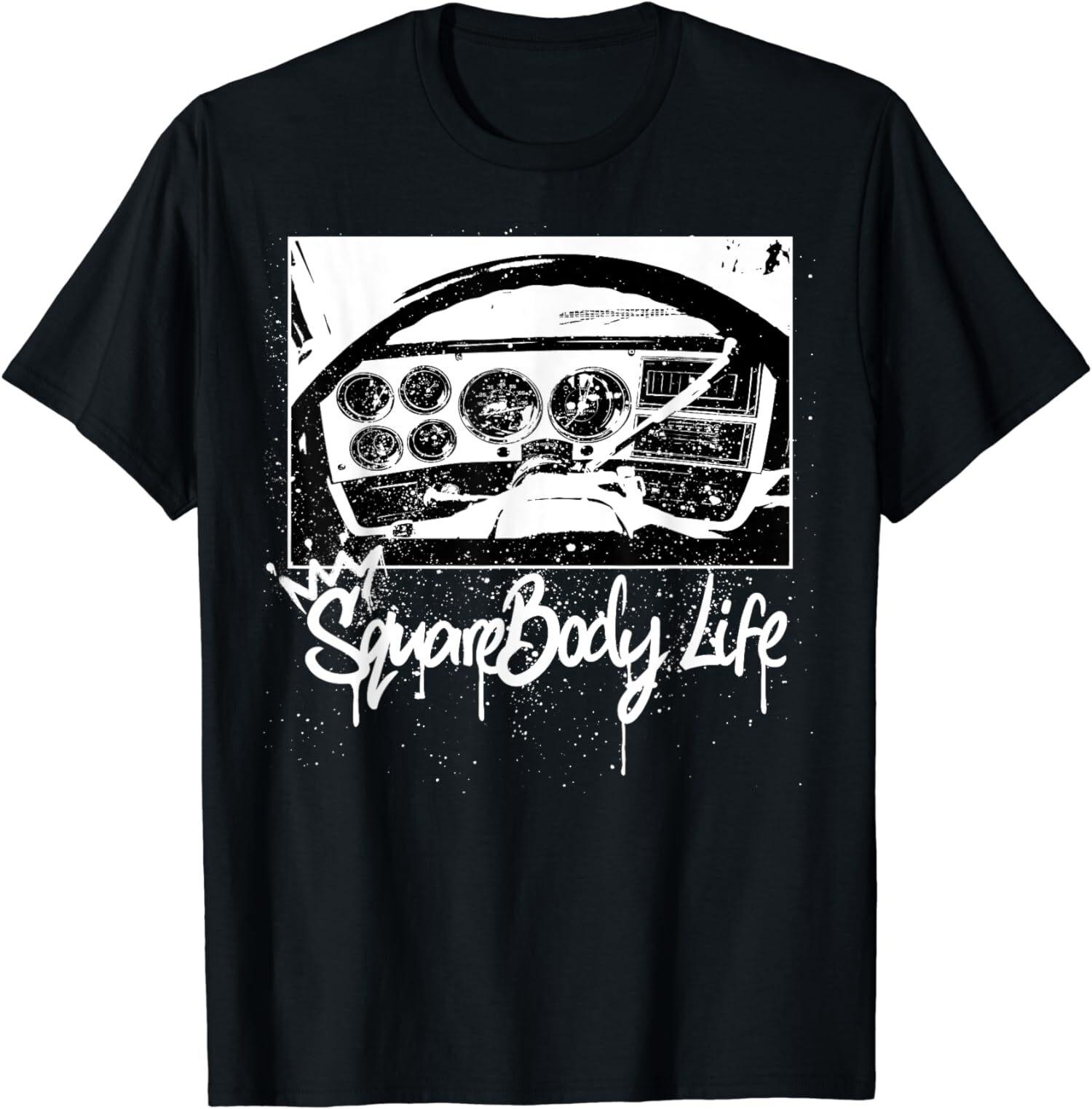 NEW LIMITED Squarebody Life C10 Classic truck Squarebody Nations T-Shirt L