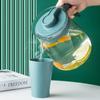 Summer Cool Water Kettle 1700-2300ml Glass Tea Kettle High Temperature Resistance Tea Pot with Filter Cover Household Water Pot