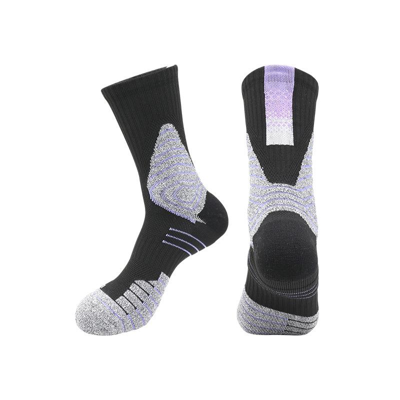 Adult Basketball Socks Actual Training Socks Children Towel Bottom Sweat Absorbing Shock Non-Slip Sports Socks Men