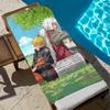 N-nARUT-oO Annime I-ltachi U-uchiha Towel Large Quick-Drying Microfiber Soft Beach Towel for Travel Fitness Sauna Bathing Campin