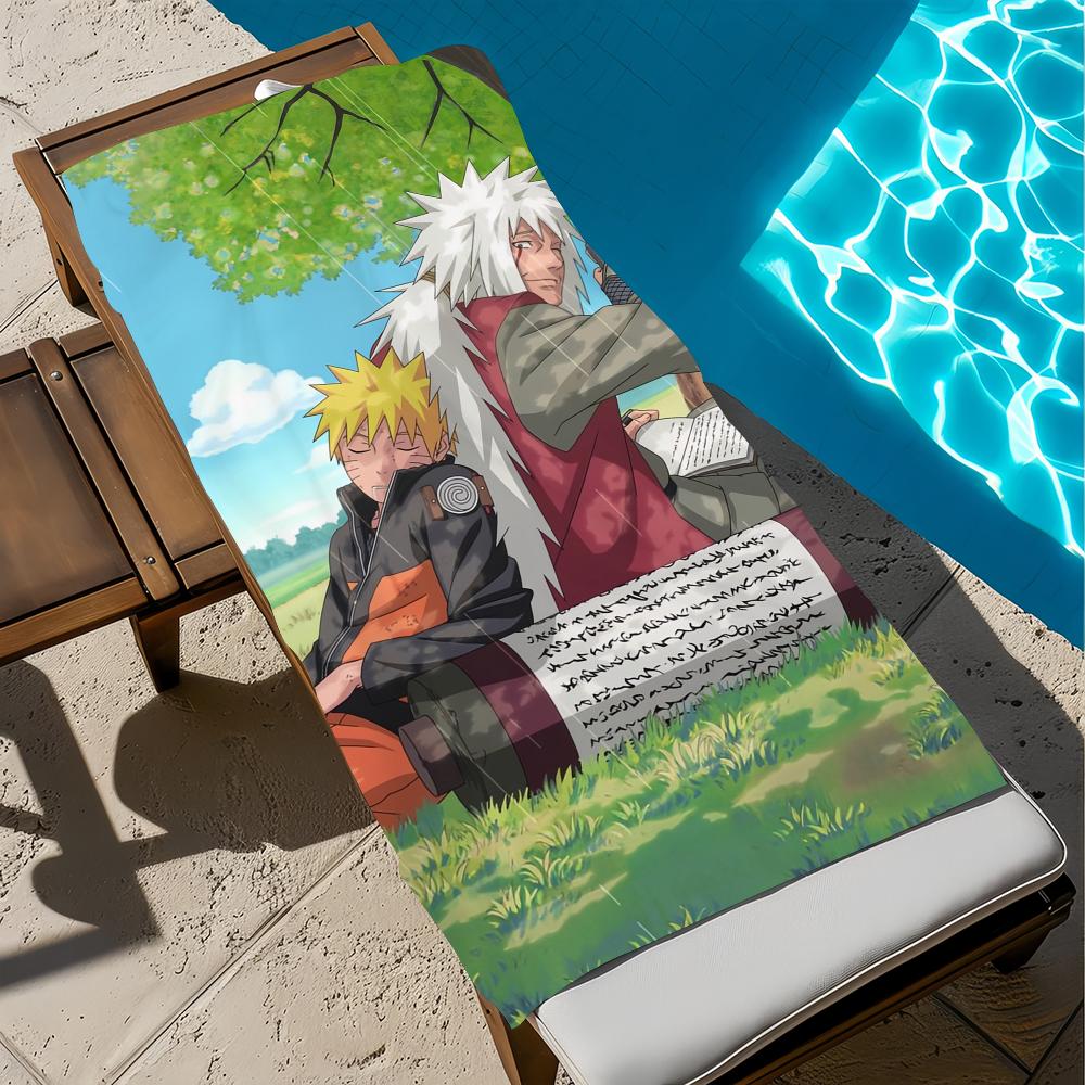 N-nARUT-oO Annime I-ltachi U-uchiha Towel Large Quick-Drying Microfiber Soft Beach Towel for Travel Fitness Sauna Bathing Campin