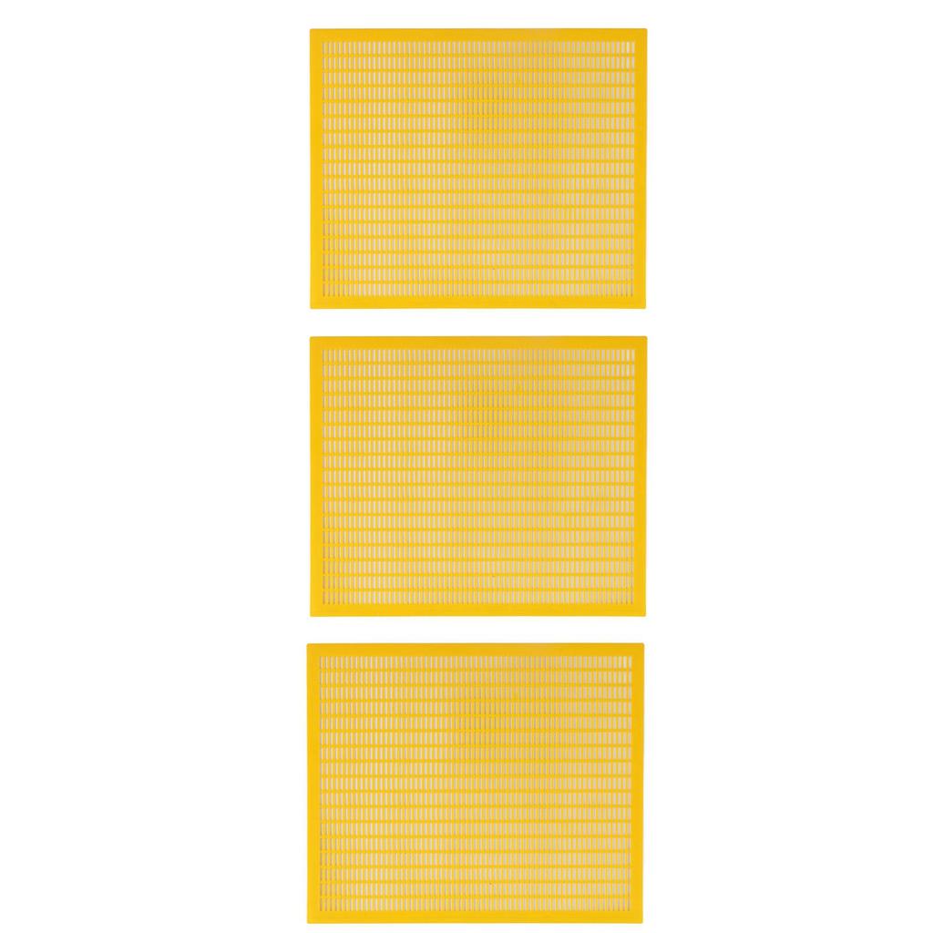 3pcs Plastic Bee Queen Protect Excluder Trapping Grid Net Tool Beekeeping Separated Bee Queen Board