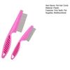 2Pcs Pet Hair Comb with Stainless Steel Fine Teeth Crust Mucus Tear Stain Remover Multifunctional Dog Cat Grooming Comb Pet Supplies