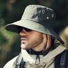 New Adjustable Men'S Summer Sun Protection Hat Uv Protection Wide-Brimmed Hiking Cap Breathable Sun Hat