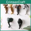 Animal Modern Resin Wall Hooks For Home Office Decor With Giraffe Designs Zebra
