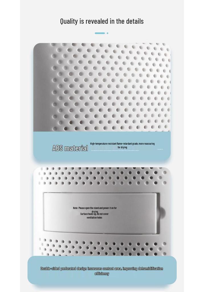 Portable Dehumidifier for Car, Bathroom, Bedroom, Wardrobe, and Shoe Cabinet