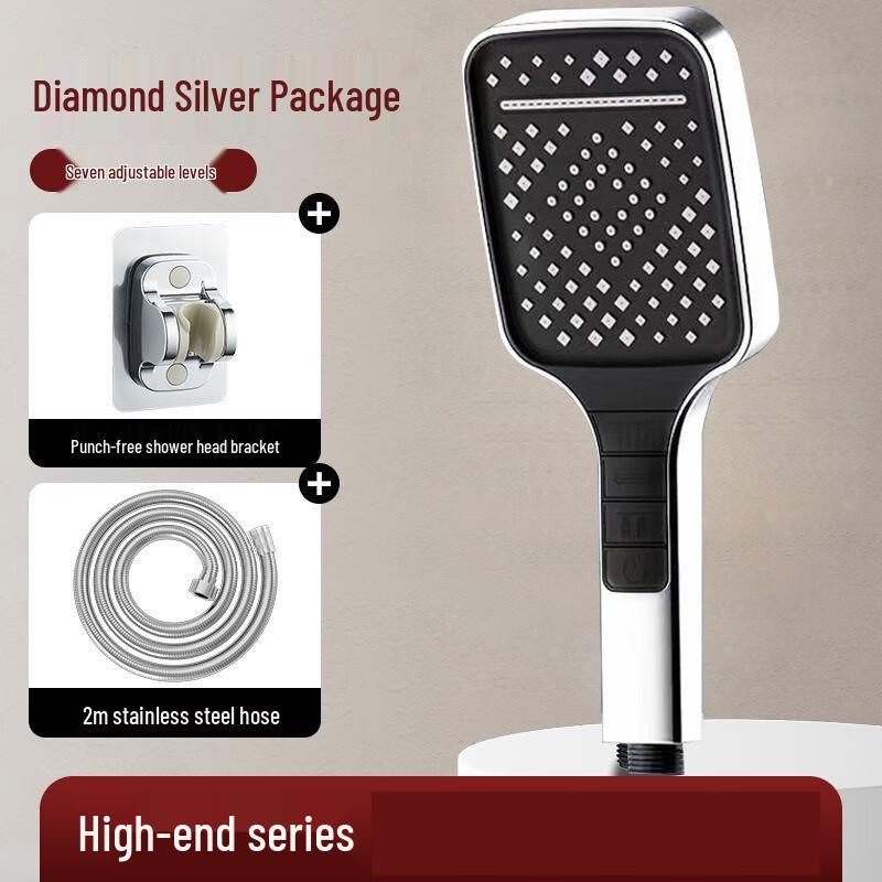 TLXT Pressurized Shower Head Set