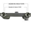 Set Sistema Doccia Grigio Bagno Moderno Set Doccia Bagno Hotel Appartamento Vasca da Bagno Miscelatore Acqua Calda Fredda Soffione Pioggia Rubinetto Set Completo