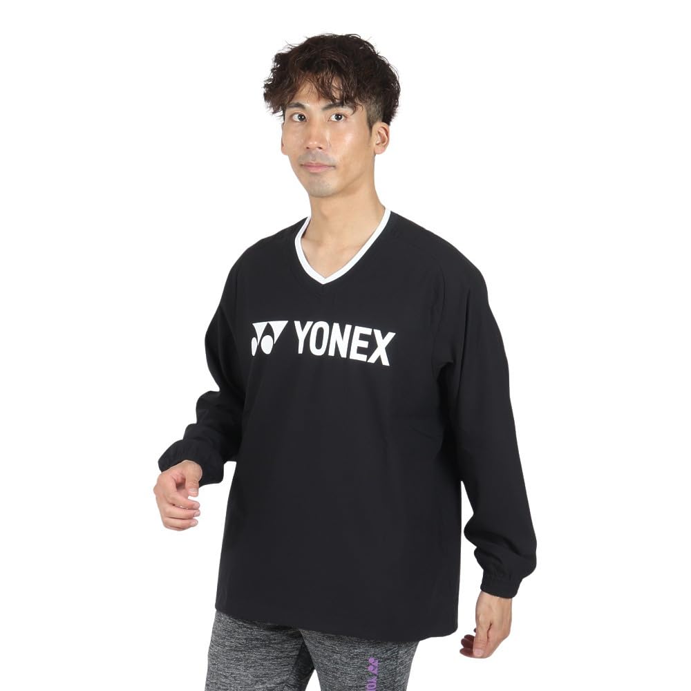 

Куртка на подкладке V-образный вырез черного цвета L [YONEX] (007)